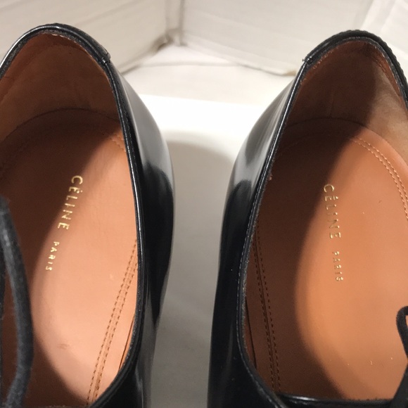 Celine patent leather tuxedo derby oxfords. Made in Italy. NWOT - Picture 8 of 11